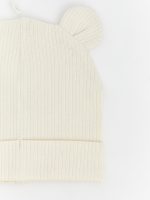 Baby Girl Beanie Set of Two with Ear Detail - Image 2