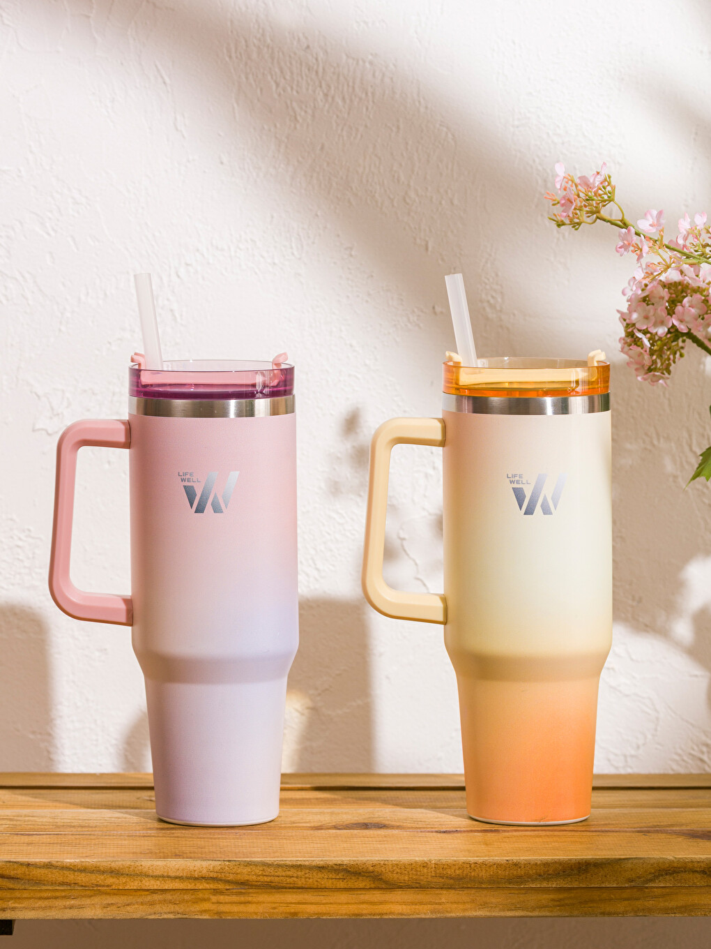 Metal Straw Flask Mug 500 ml