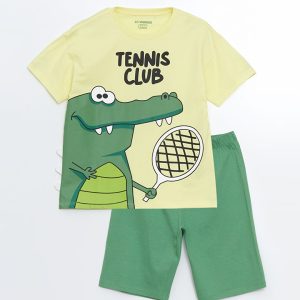 Underwear Key Pyjamas Set Short-Sleeve