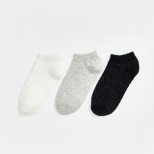 Self-Patterned Women's Trainer Socks 3-Pack
