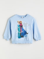 Kids Crew Neck Elsa Printed Girls' Sweatshirt