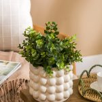 Patterned Ceramic Pot 13 cm