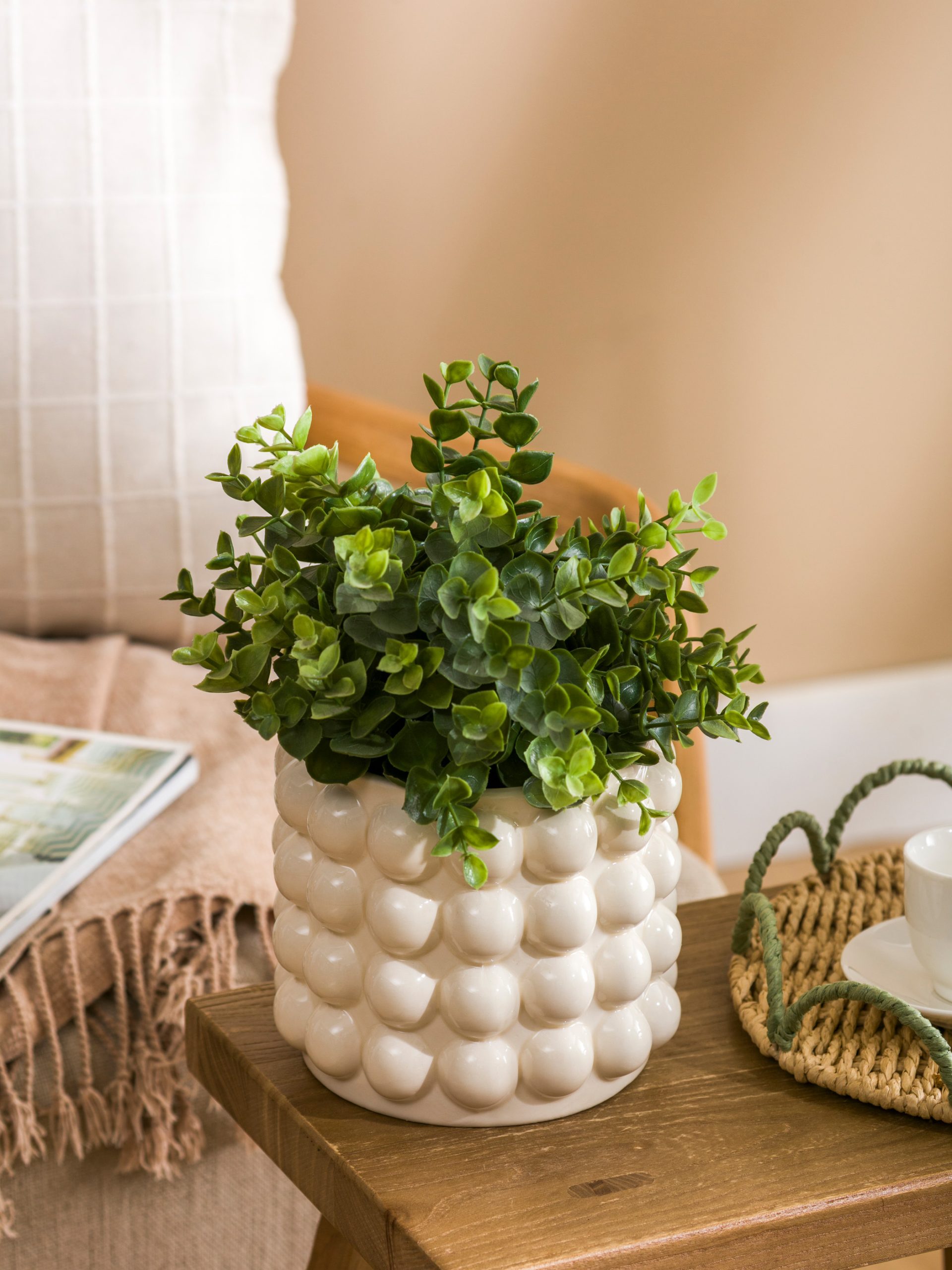 L_20201-S60859Z8-RPH_A.jpg Patterned Ceramic Pot 13 cm - Image 1