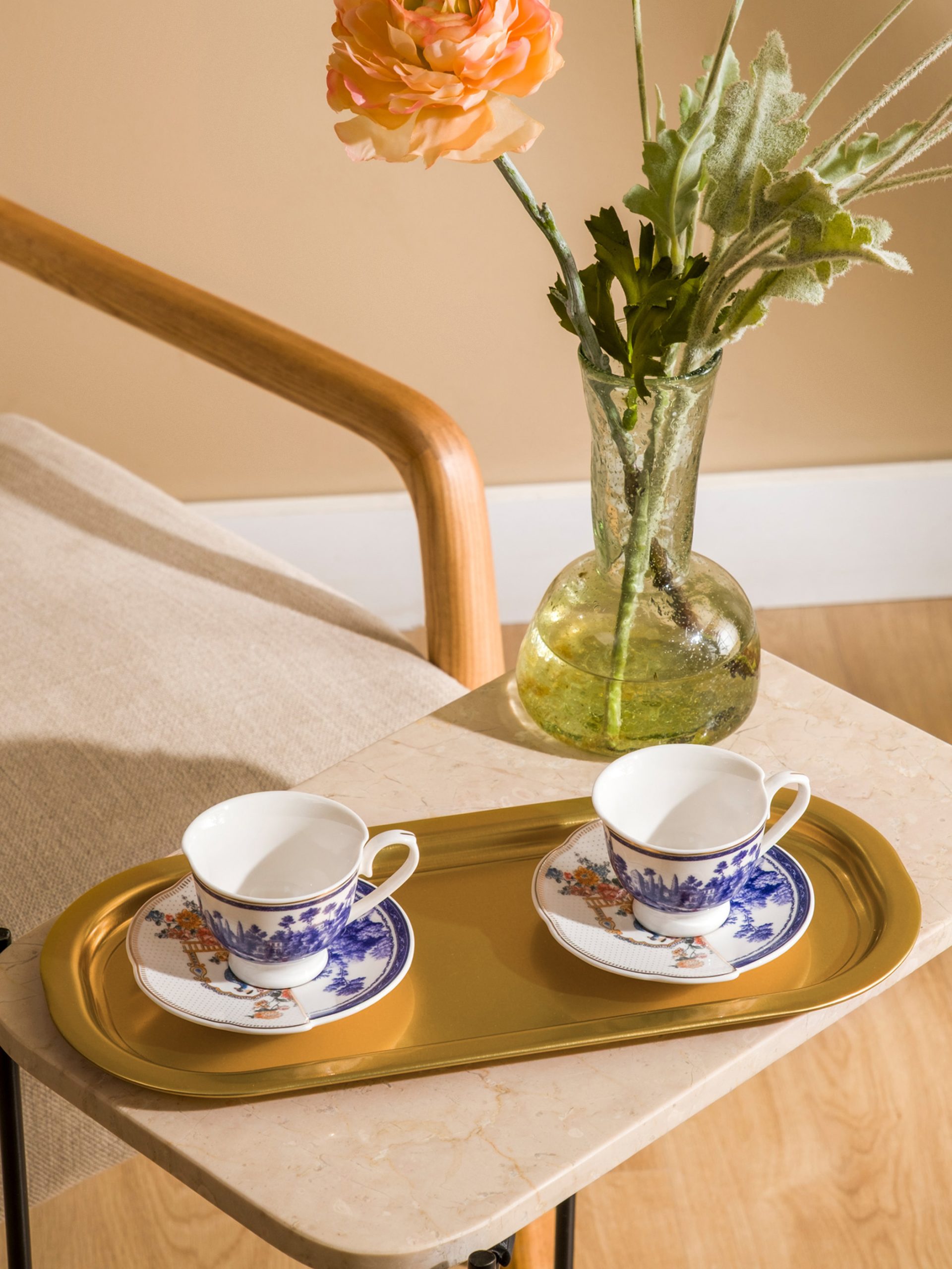 L_20201-S6HS70Z8-LUL_A.jpg Metal Tray, 35 cm. - Image 1