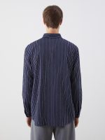 Slim Fit Striped Men's Shirt - Image 4
