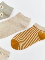 Women's Patterned Ankle Socks - Set of 5 - Image 2