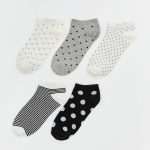 Polka Dot Women's Trainer Socks 5-Pack