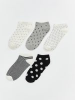 Polka Dot Women's Trainer Socks 5-Pack