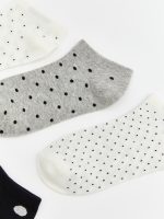 Polka Dot Women's Trainer Socks 5-Pack - Image 2