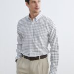 Regular Fit Plaid Men's Shirt