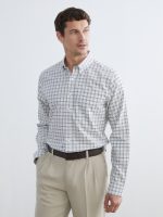 Regular Fit Plaid Men's Shirt