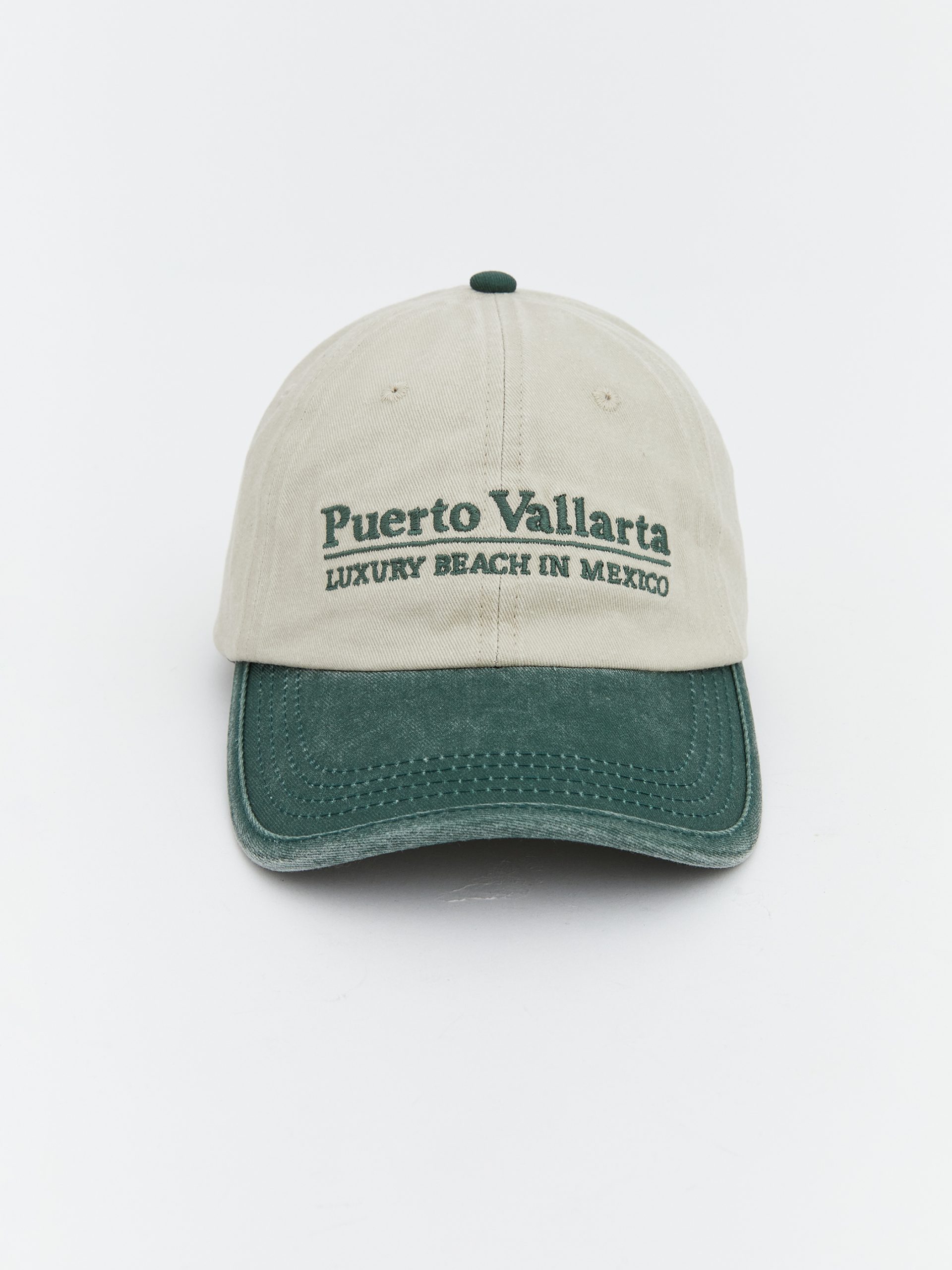 Men's Cap with Script Embroidery