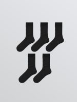 Men's Basic Ankle Socks, Pack of 5