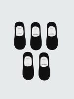 Bamboo Men's Invisible Socks 5 Pack - Image 2