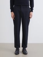 Elastic Waist Regular Fit Men's Trousers - Image 2