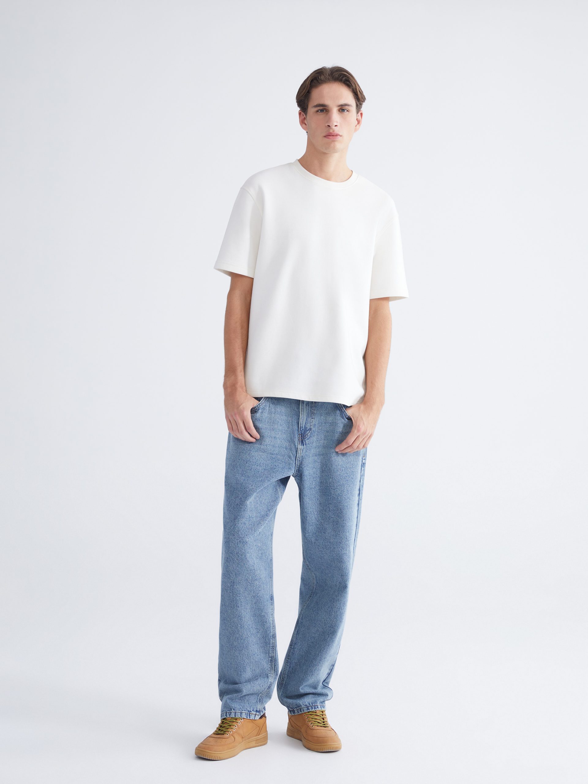 L_20261-S63597Z8-H45-92-74-90-190_A.jpg Men's Baggy Fit Jeans - Image 1