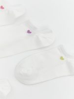 Heart Printed Women's Sneaker Socks 5-Pack - Image 2