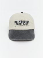 Men's Cap with Script Embroidery