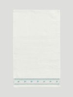 Striped Embroidered Cotton Hand Towel 30x50 cm - Image 2