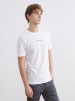 Plus Size Crew Neck Printed Cotton Men's T-Shirt