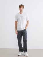 Plus Size Crew Neck Printed Cotton Men's T-Shirt - Image 2