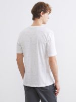 Plus Size Crew Neck Printed Cotton Men's T-Shirt - Image 4