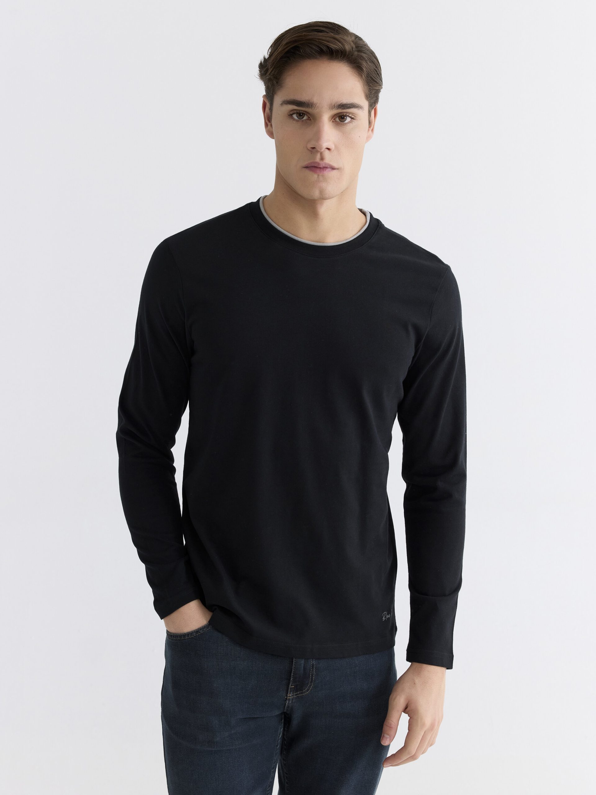 Men's Crew Neck Pajama Top