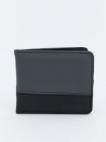 Leather-look wallet for men.