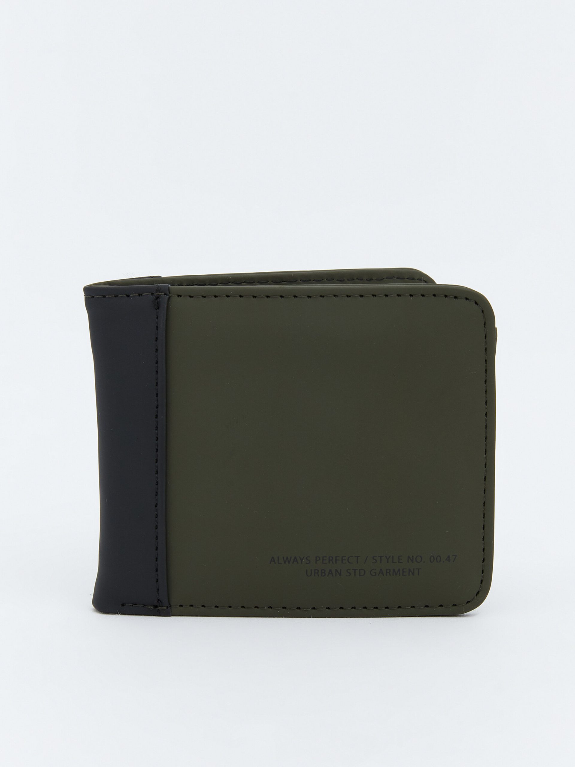 Leather-look wallet for men.