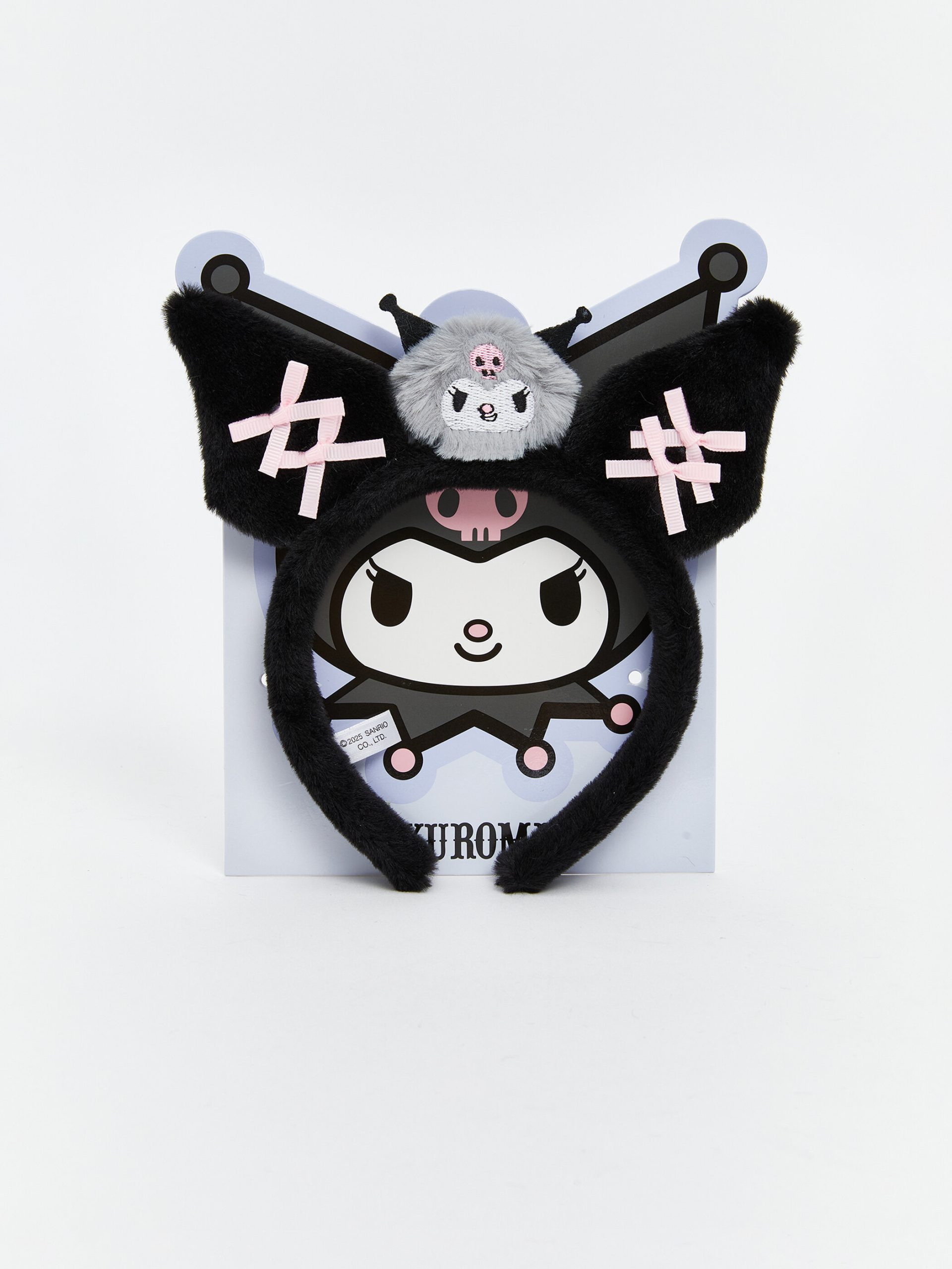 L_20261-S67624Z4-M0T_A.jpg Kuromi Figured Girls' Plush Crown - Image 1