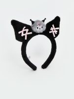 Kuromi Figured Girls' Plush Crown - Image 2