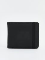 Leather-look wallet for men.