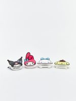 Hello Kitty 4-Piece Girls' Hair Clip Set - Image 2