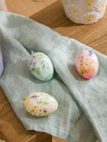 Floral Patterned Decorative Ornament Set of 6 - Image 2