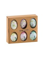 Floral Patterned Decorative Ornament Set of 6 - Image 3