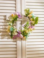 Decorative Door Ornament with Flower Figure 22 cm