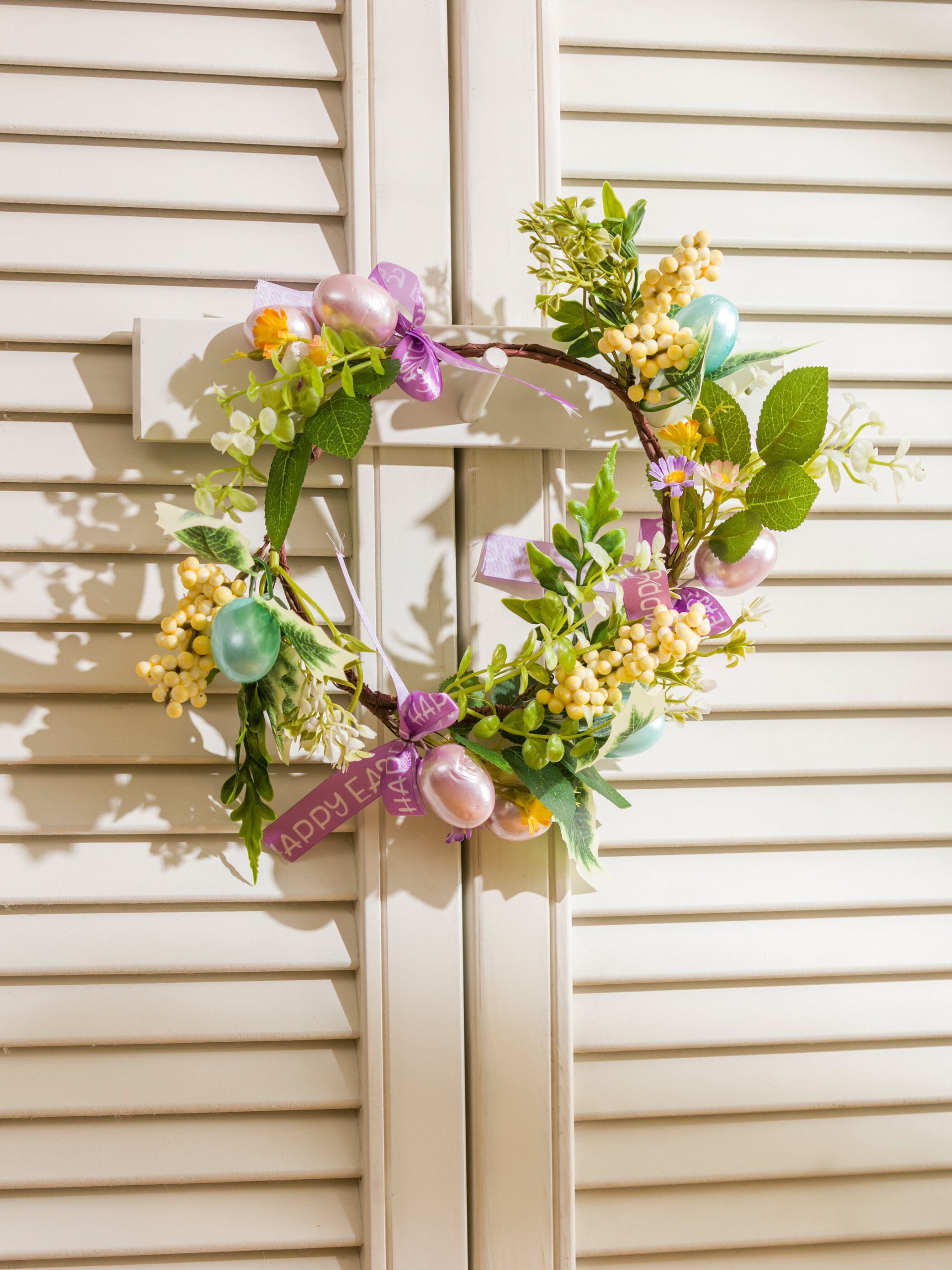 Decorative Door Ornament with Flower Figure 22 cm