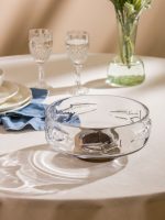 Standing Glass Serving Plate 22 cm