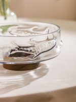 Standing Glass Serving Plate 22 cm - Image 2