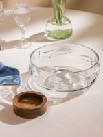 Standing Glass Serving Plate 22 cm - Image 3