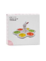 Rabbit Figured Ceramic Egg Cup Set of 6 - Image 4