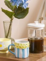 Floral Patterned Ceramic Mug 310 ml - Image 2