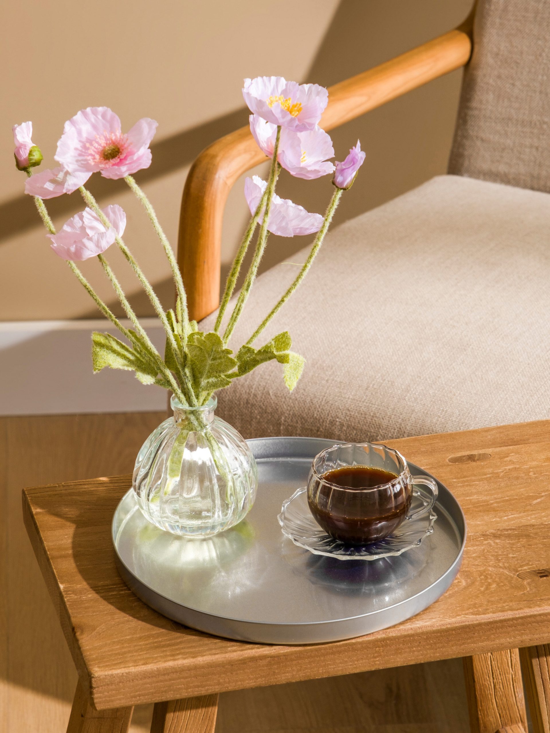 Round Metal Tray 24cm