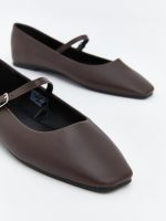 Square Toe Women's Ballet Flats - Image 3