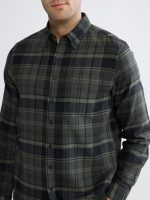 Men's Regular Fit Plaid Gabardine Shirt - Image 3