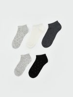 Patterned Women's Trainer Socks 5-Pack