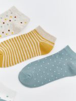 Women's Patterned Ankle Socks - Set of 5 - Image 2