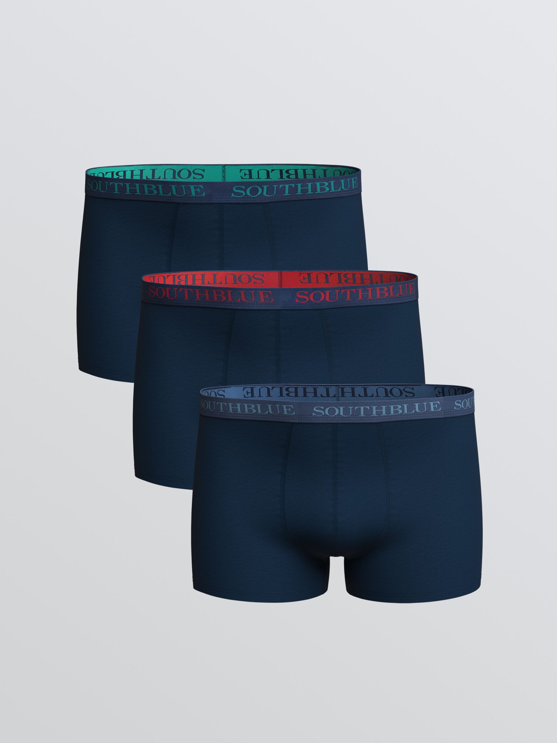 Classic Fit Stretch Cotton Men's Boxer Briefs, Set of Three