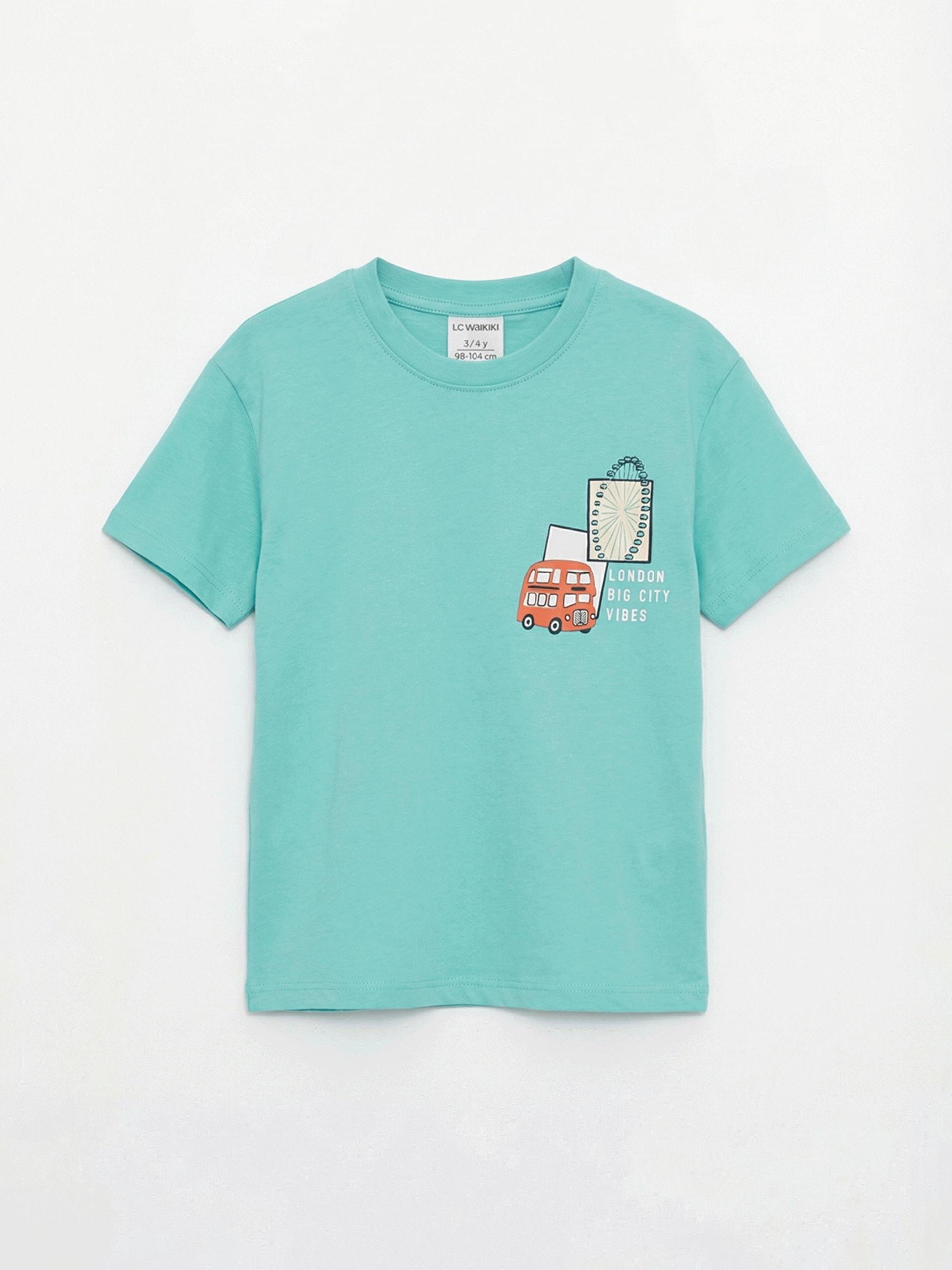 London Printed Boys' Jersey T-Shirt