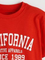 Crew Neck Printed Boy T-Shirt 2-Pack - Image 3